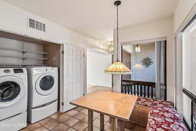 laundry area with washer and dryer