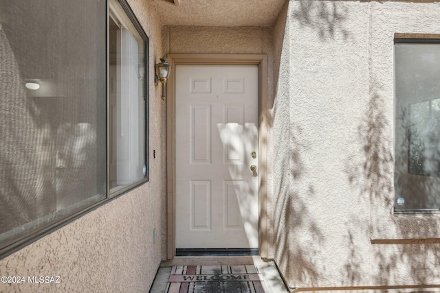 view of entrance to property