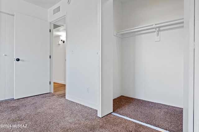 view of closet