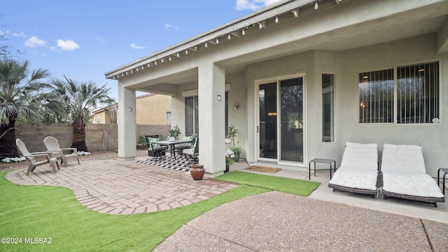 view of patio