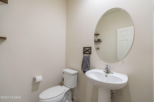 bathroom with toilet