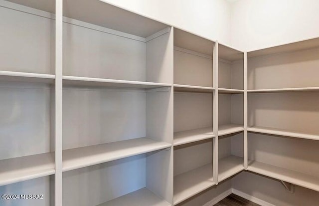 view of storage area