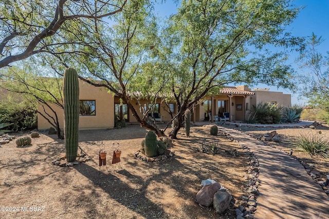 view of rear view of property