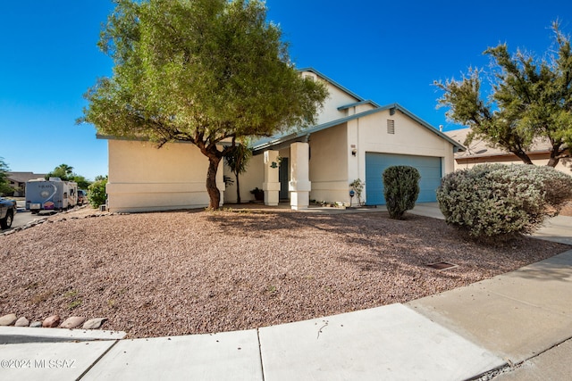 ranch-style house with a garage