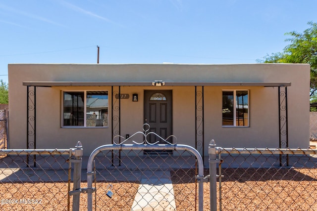 view of front of home