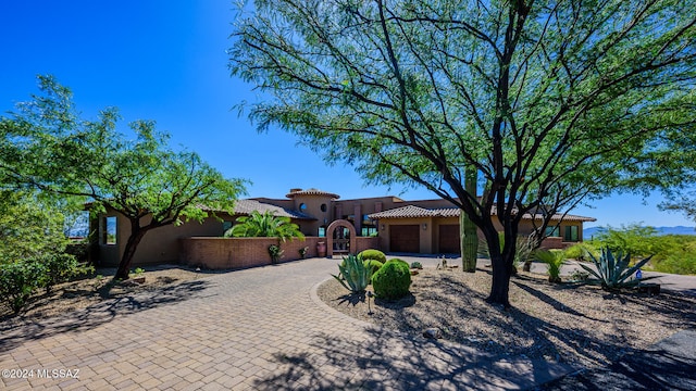 view of front of home