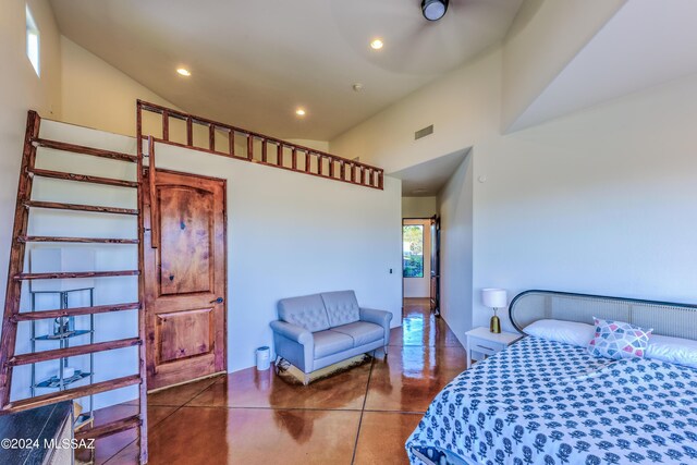 walk in closet featuring visible vents and a skylight