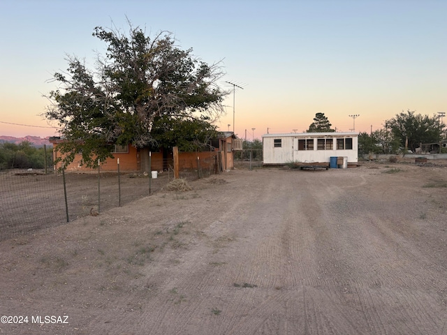 view of front of home