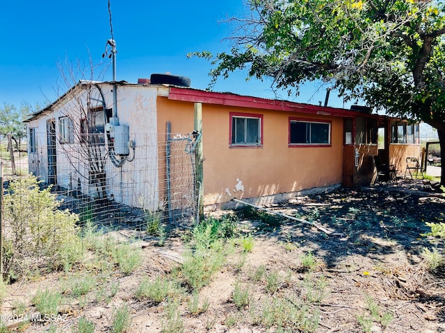 view of side of property