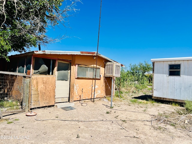 view of horse barn