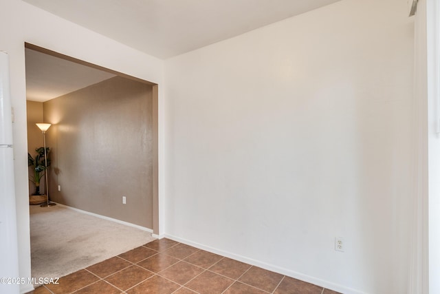 view of tiled spare room