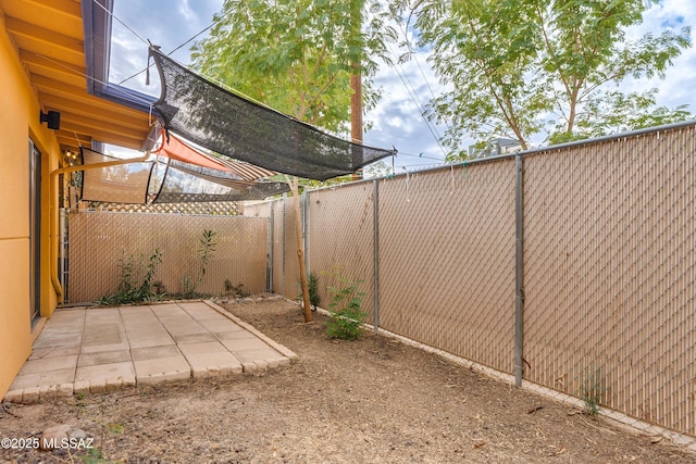 exterior space with a patio area