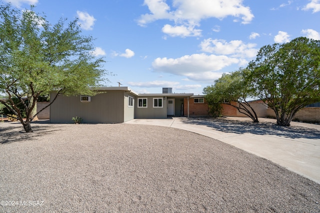 view of ranch-style house