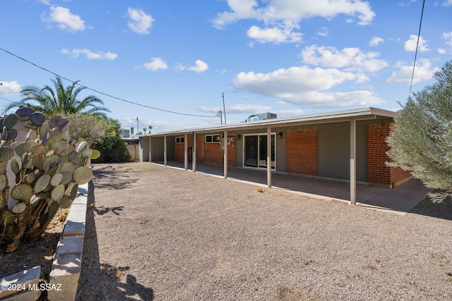 exterior space with a patio area