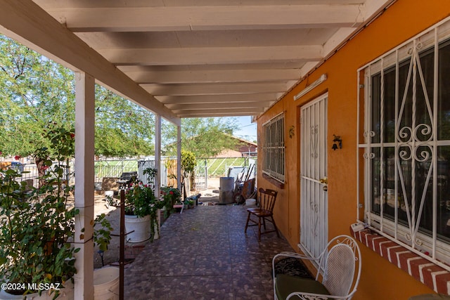 view of patio