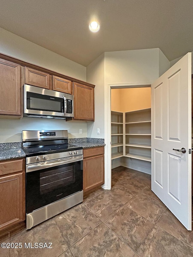 kitchen with stainless steel appliances