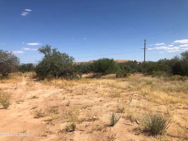 view of landscape with a rural view