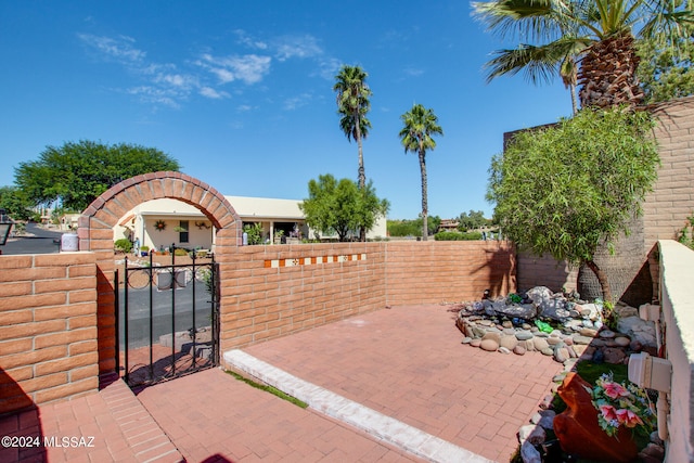 view of patio