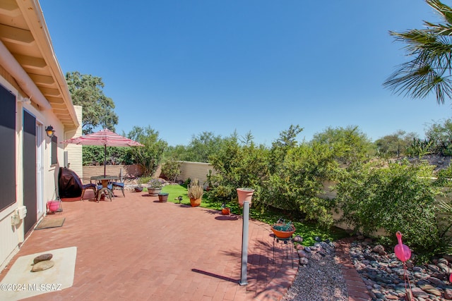 view of patio