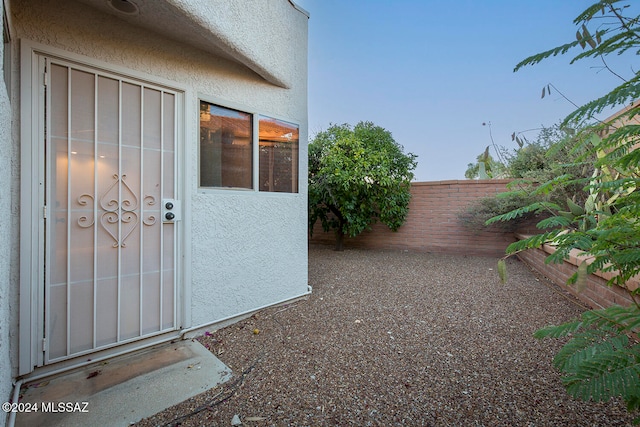 view of entrance to property