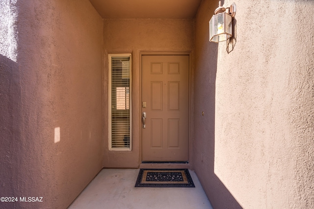 view of property entrance