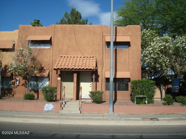 view of pueblo-style house