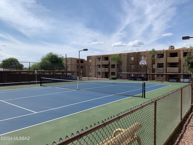 view of sport court