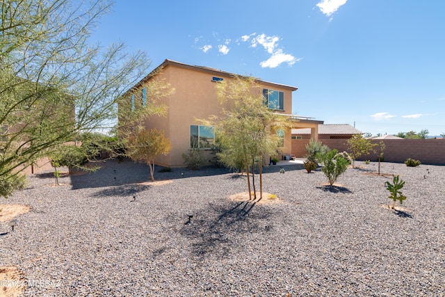 view of rear view of property