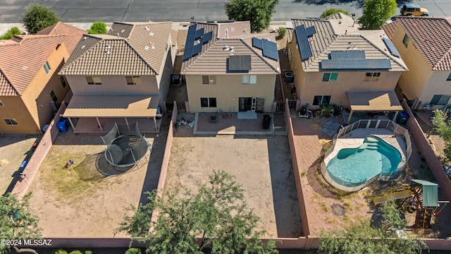398 W Cedar Chase Dr, Green Valley, AZ 85614 - drone / aerial view with a residential view