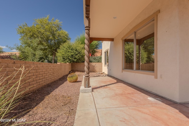 view of patio