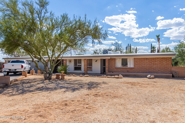 view of ranch-style home