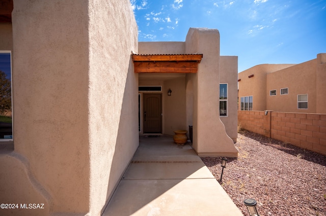 view of property entrance