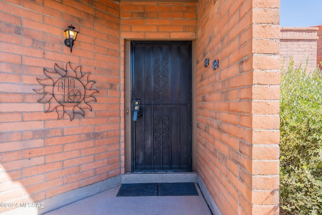 view of entrance to property