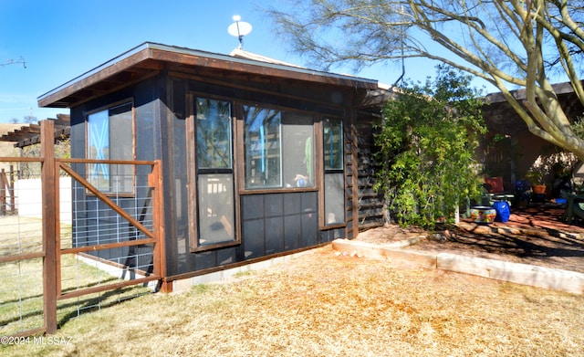 view of rear view of house