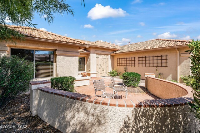 63156 E Flower Ridge Dr, Saddlebrooke, AZ 85739 - view of patio