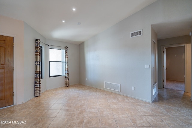 view of tiled empty room