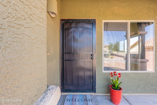 view of property entrance