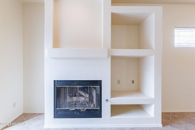 details featuring tile patterned floors