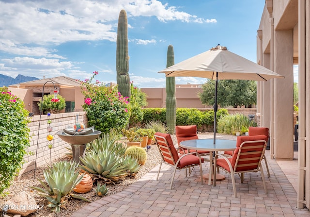 view of patio