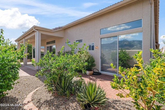 exterior space featuring a patio