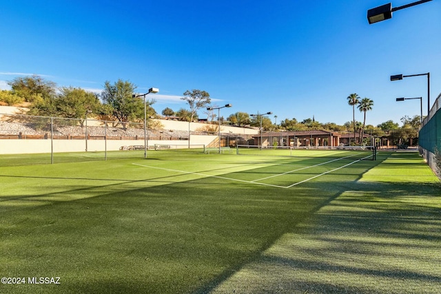 view of sport court