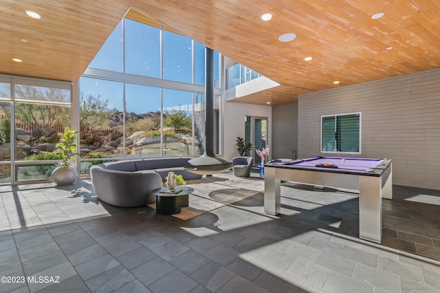 view of patio / terrace with an outdoor living space