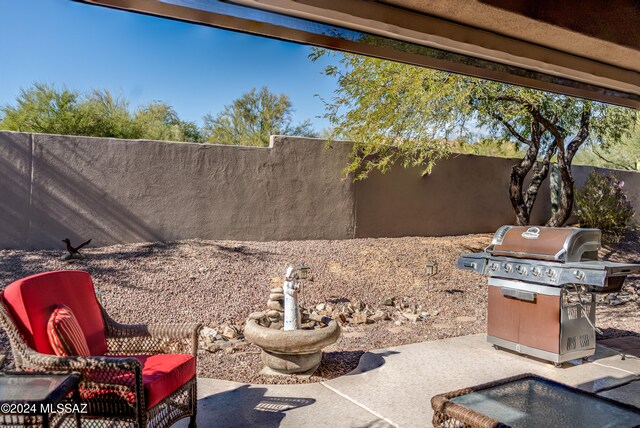 view of patio / terrace with grilling area