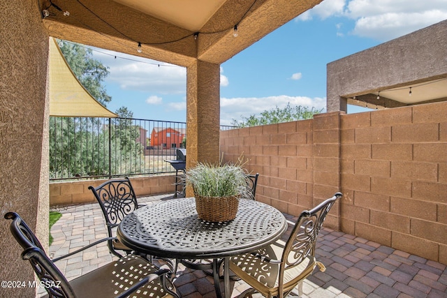 view of patio