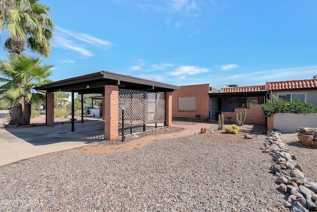 view of home's community featuring a patio area