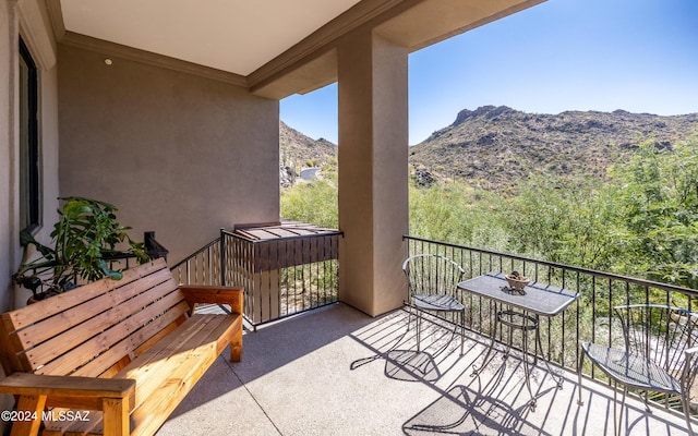 15251 N Dove Canyon Pass, Marana, AZ 85658 - balcony featuring a mountain view