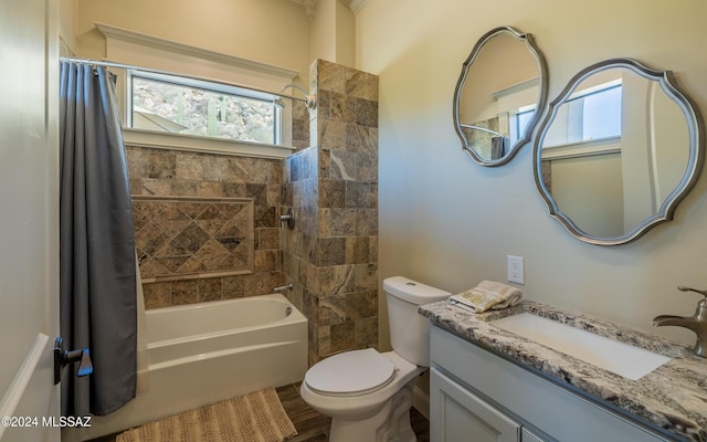 15251 N Dove Canyon Pass, Marana, AZ 85658 - bathroom with shower / tub combo, toilet, and vanity