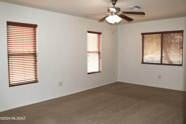 2215 S Lamonica Way, Safford, AZ 85546 - carpeted empty room with ceiling fan and baseboards