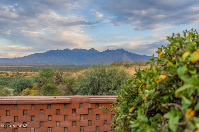 view of mountain feature