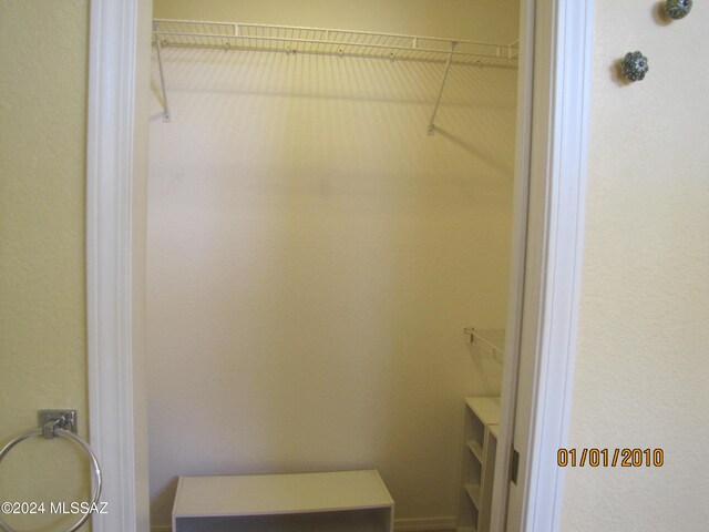 view of closet